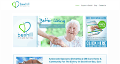 Desktop Screenshot of dementiacarebexhill.org