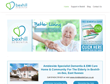 Tablet Screenshot of dementiacarebexhill.org